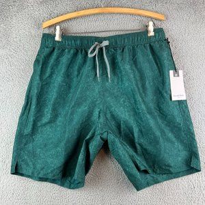 New Goodfellow & Co Men's M Board Shorts Blue UPF 50+